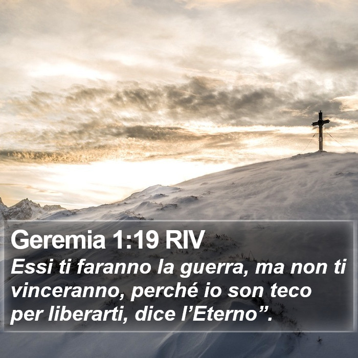 Geremia 1:19 RIV Bible Study