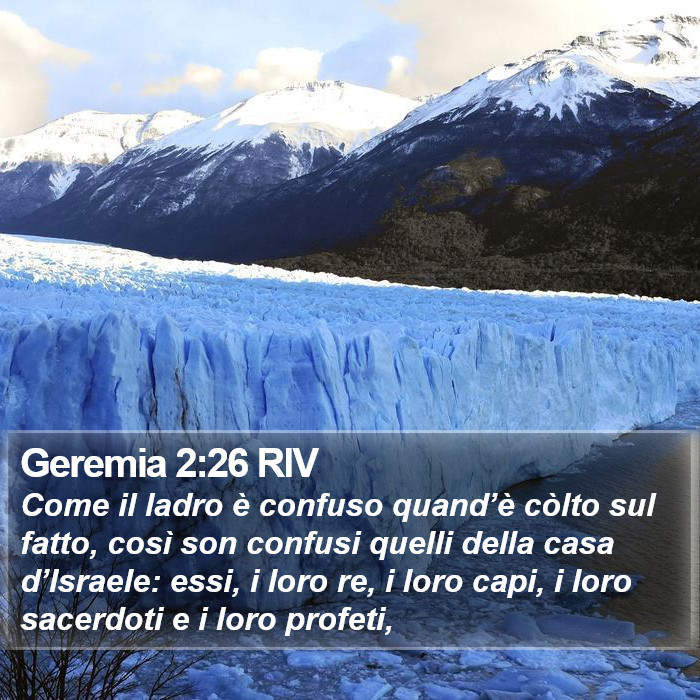 Geremia 2:26 RIV Bible Study