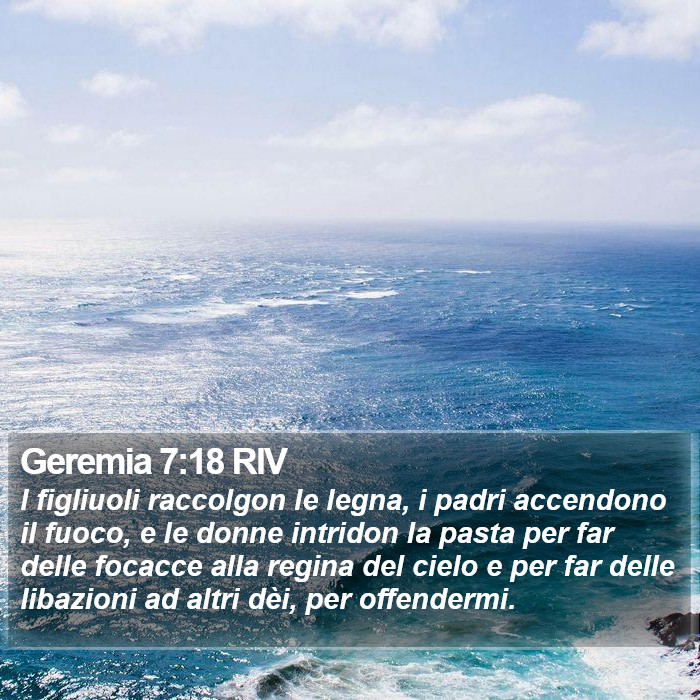 Geremia 7:18 RIV Bible Study