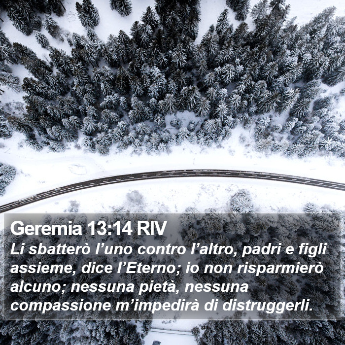 Geremia 13:14 RIV Bible Study