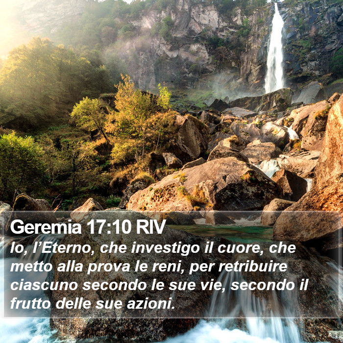 Geremia 17:10 RIV Bible Study