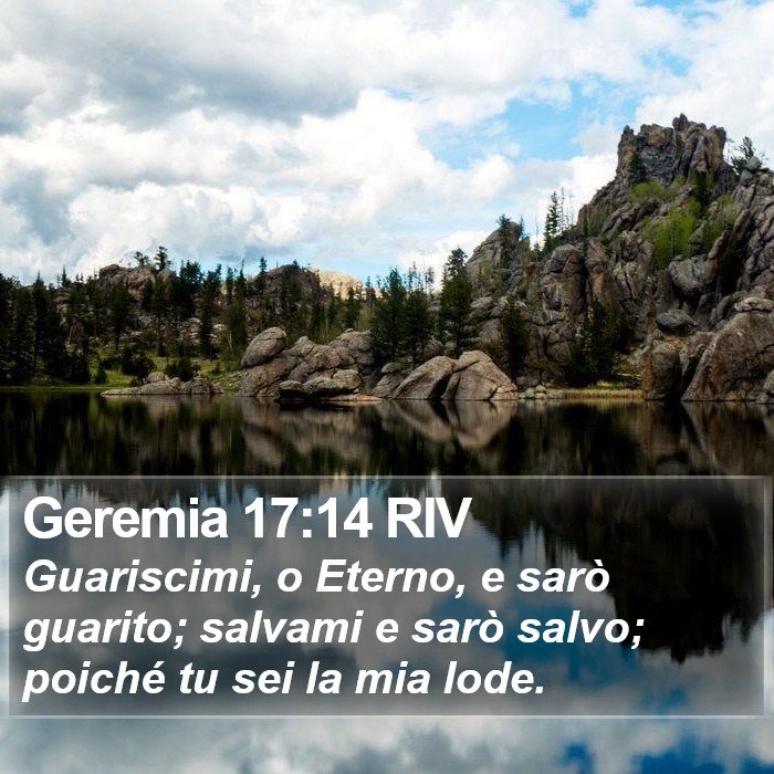 Geremia 17:14 RIV Bible Study