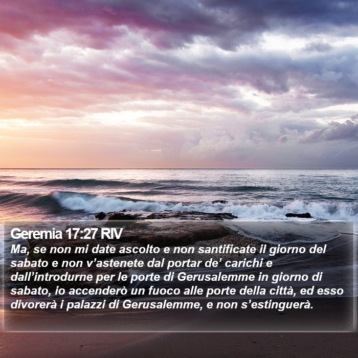 Geremia 17:27 RIV Bible Study