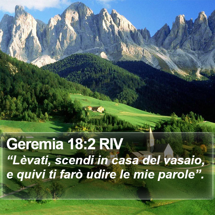 Geremia 18:2 RIV Bible Study