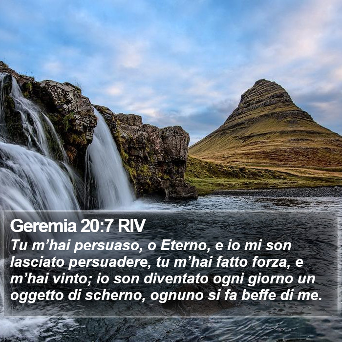 Geremia 20:7 RIV Bible Study