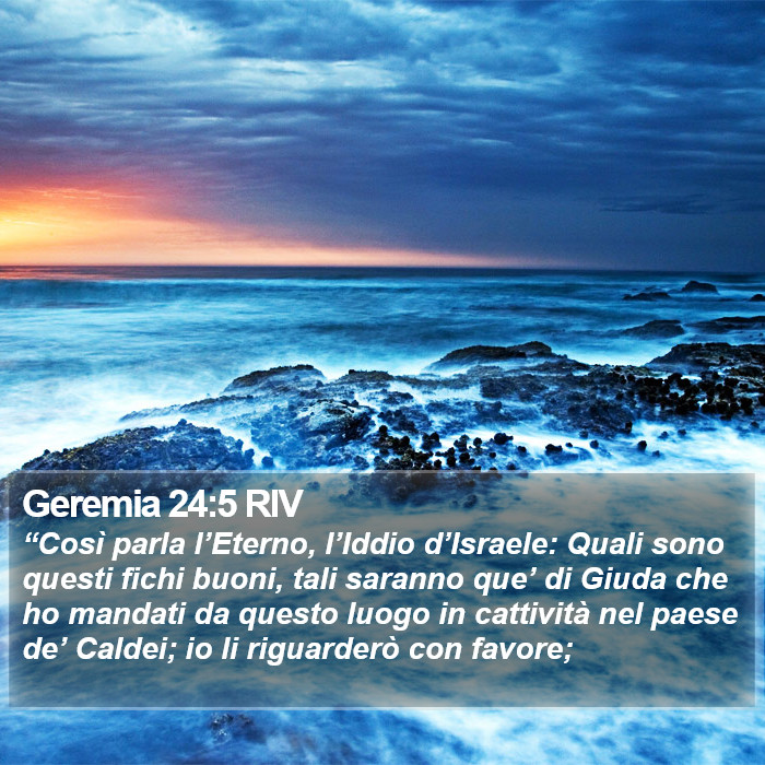 Geremia 24:5 RIV Bible Study