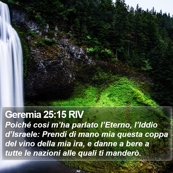 Geremia 25:15 RIV Bible Study