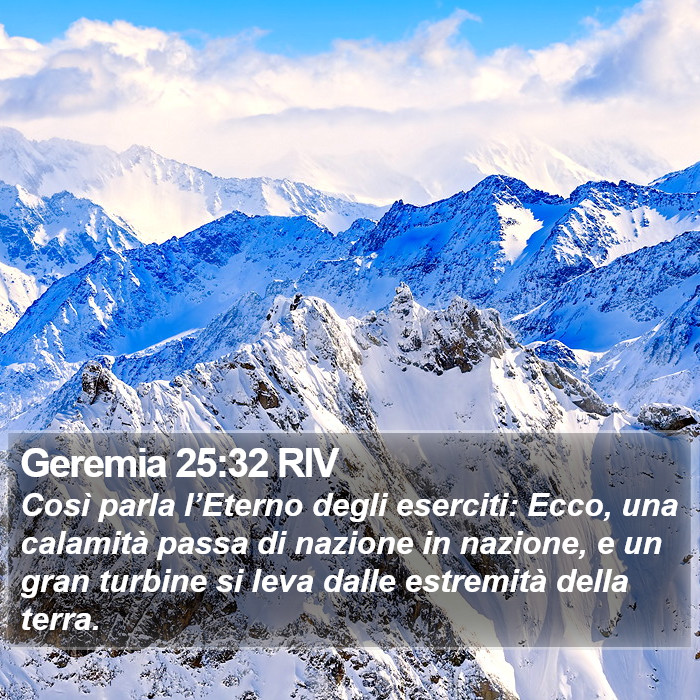Geremia 25:32 RIV Bible Study