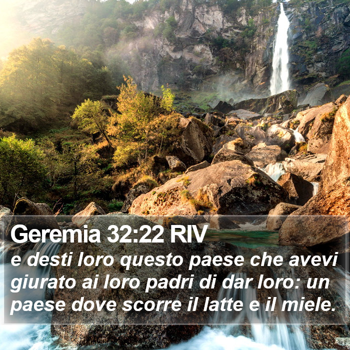 Geremia 32:22 RIV Bible Study