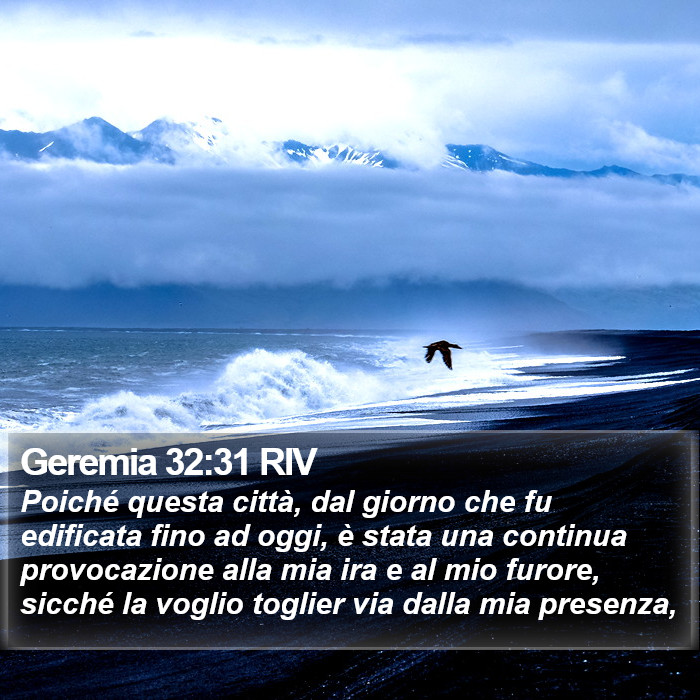 Geremia 32:31 RIV Bible Study