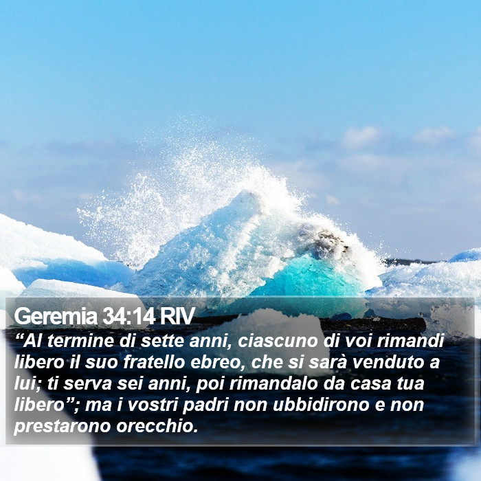 Geremia 34:14 RIV Bible Study