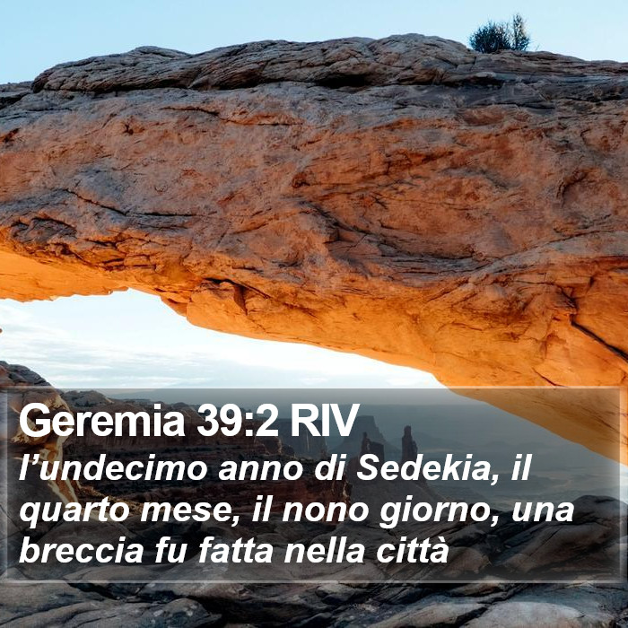 Geremia 39:2 RIV Bible Study