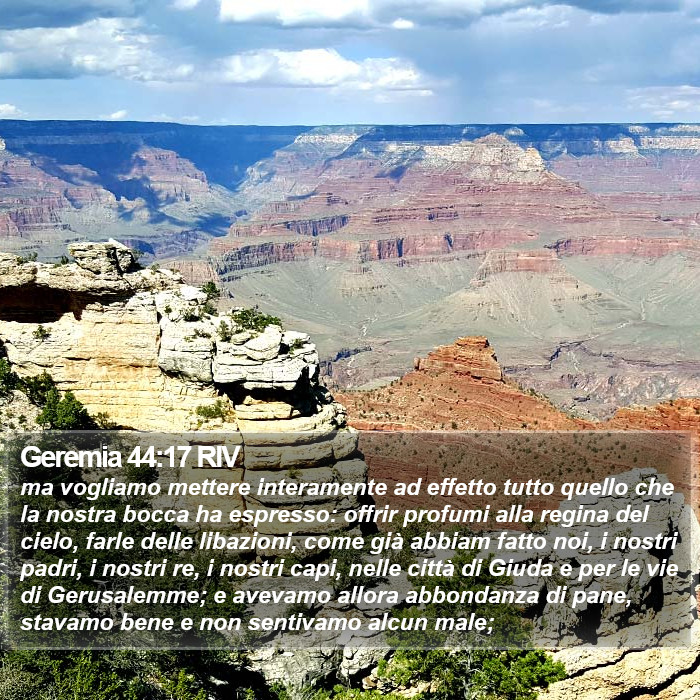 Geremia 44:17 RIV Bible Study