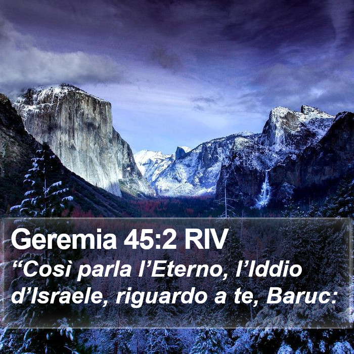 Geremia 45:2 RIV Bible Study