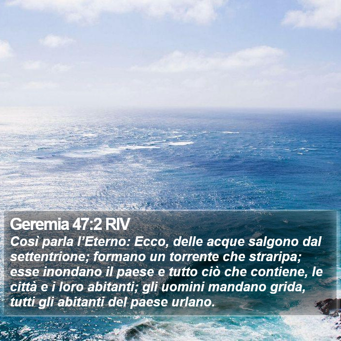 Geremia 47:2 RIV Bible Study