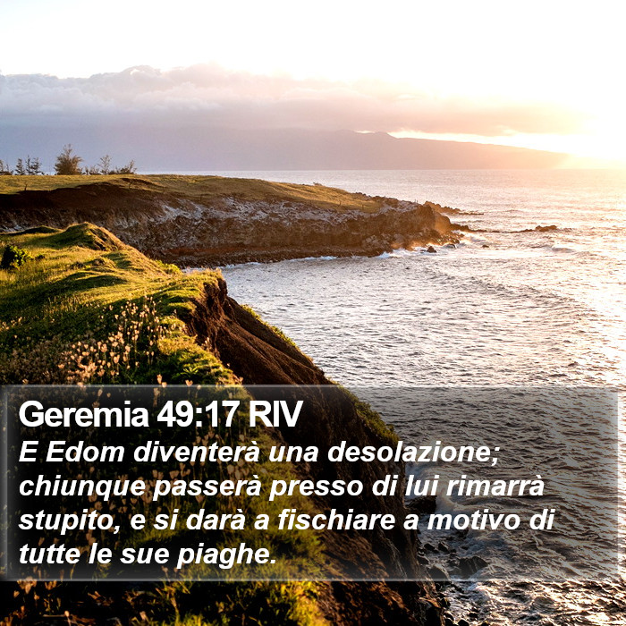 Geremia 49:17 RIV Bible Study