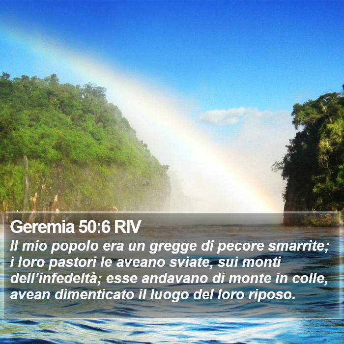 Geremia 50:6 RIV Bible Study