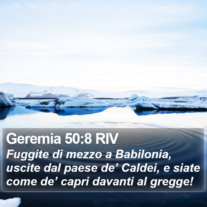 Geremia 50:8 RIV Bible Study