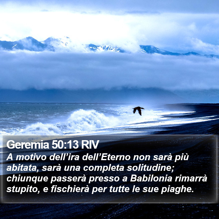 Geremia 50:13 RIV Bible Study