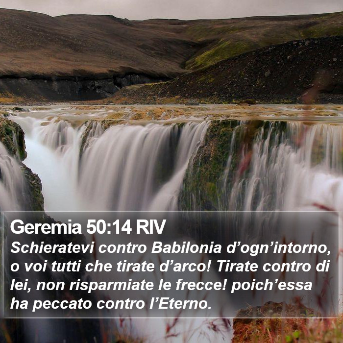 Geremia 50:14 RIV Bible Study