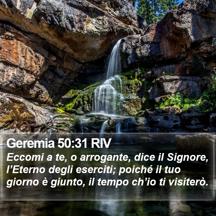 Geremia 50:31 RIV Bible Study