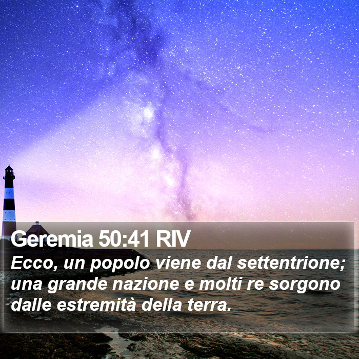 Geremia 50:41 RIV Bible Study