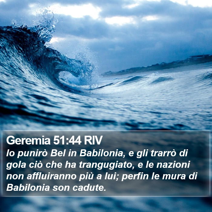 Geremia 51:44 RIV Bible Study