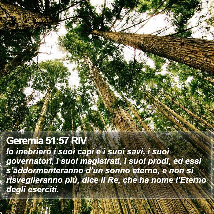 Geremia 51:57 RIV Bible Study