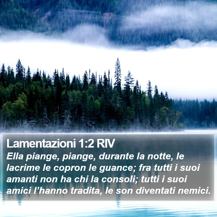 Lamentazioni 1:2 RIV Bible Study