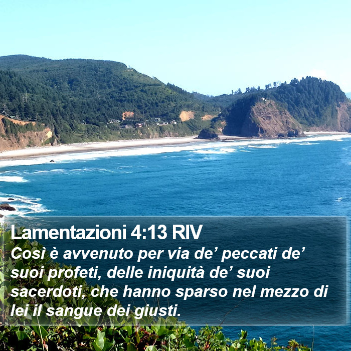 Lamentazioni 4:13 RIV Bible Study