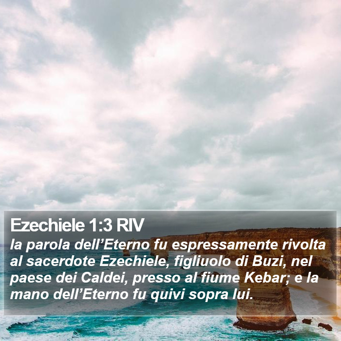 Ezechiele 1:3 RIV Bible Study