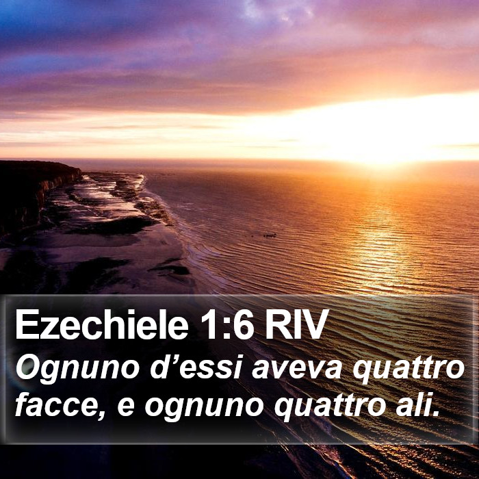 Ezechiele 1:6 RIV Bible Study