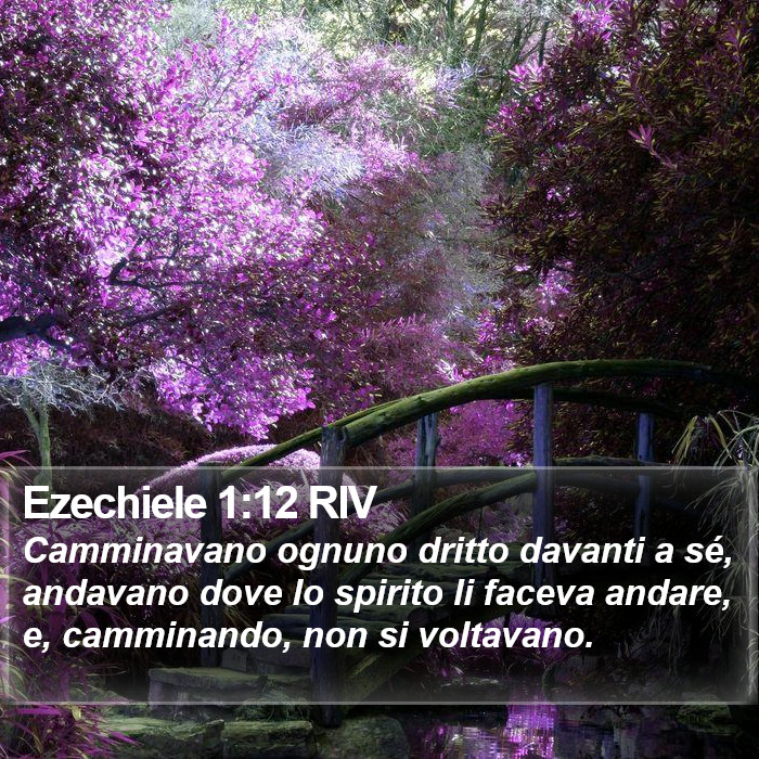 Ezechiele 1:12 RIV Bible Study