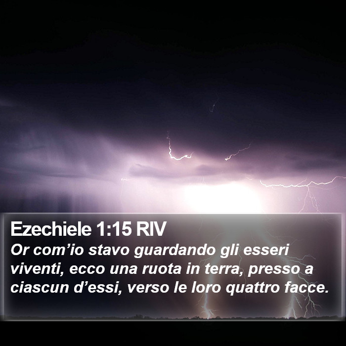 Ezechiele 1:15 RIV Bible Study