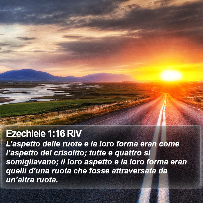 Ezechiele 1:16 RIV Bible Study