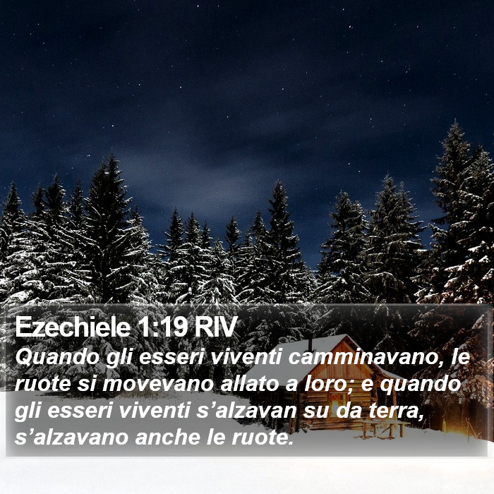 Ezechiele 1:19 RIV Bible Study