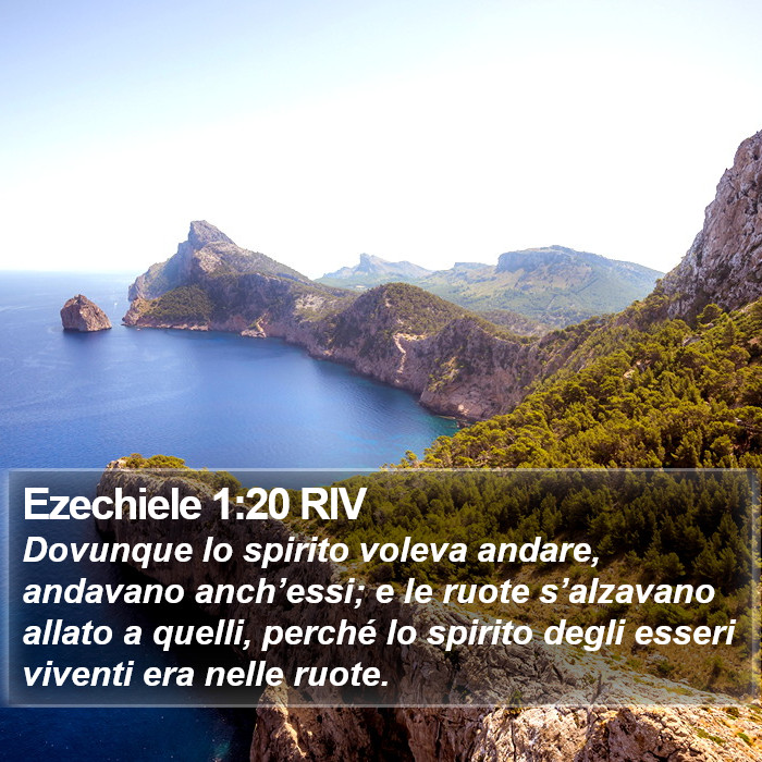 Ezechiele 1:20 RIV Bible Study