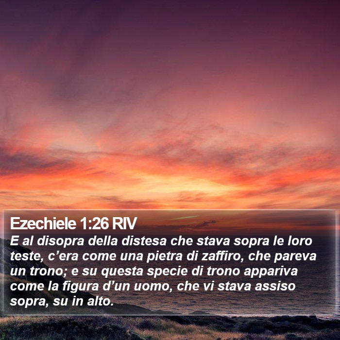 Ezechiele 1:26 RIV Bible Study