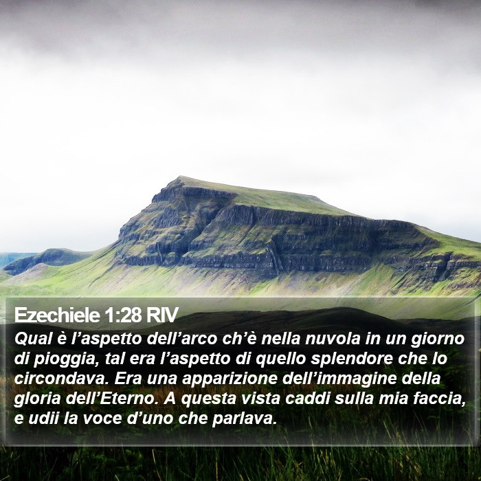 Ezechiele 1:28 RIV Bible Study