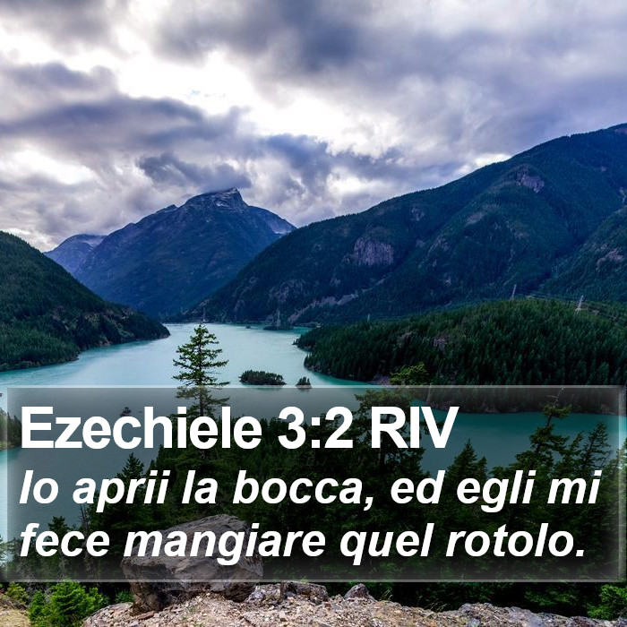 Ezechiele 3:2 RIV Bible Study