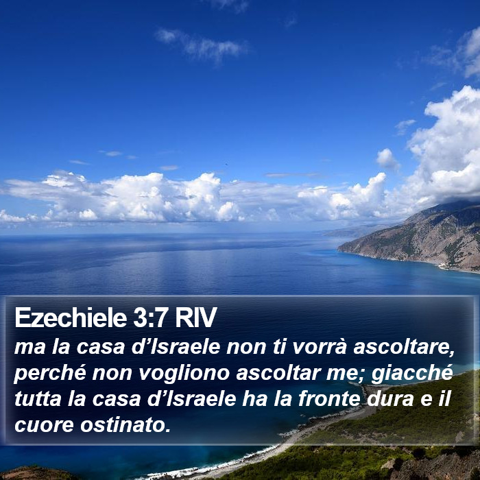 Ezechiele 3:7 RIV Bible Study