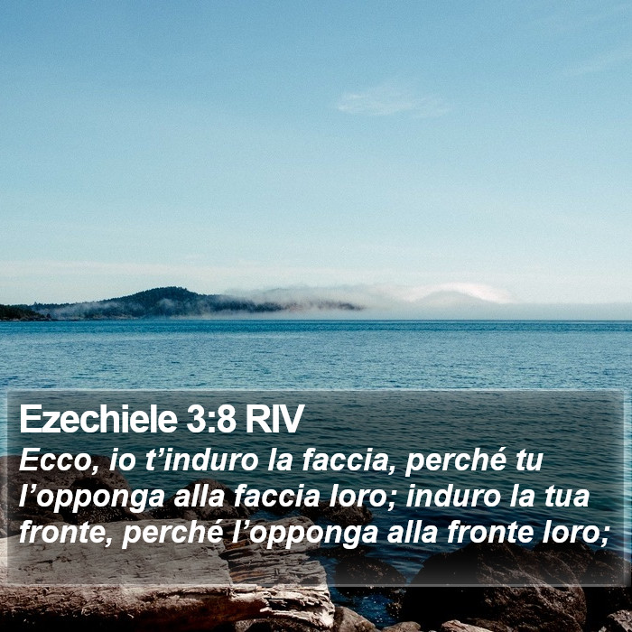 Ezechiele 3:8 RIV Bible Study