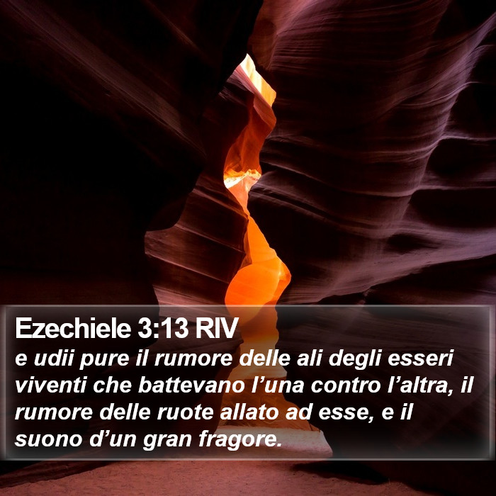 Ezechiele 3:13 RIV Bible Study