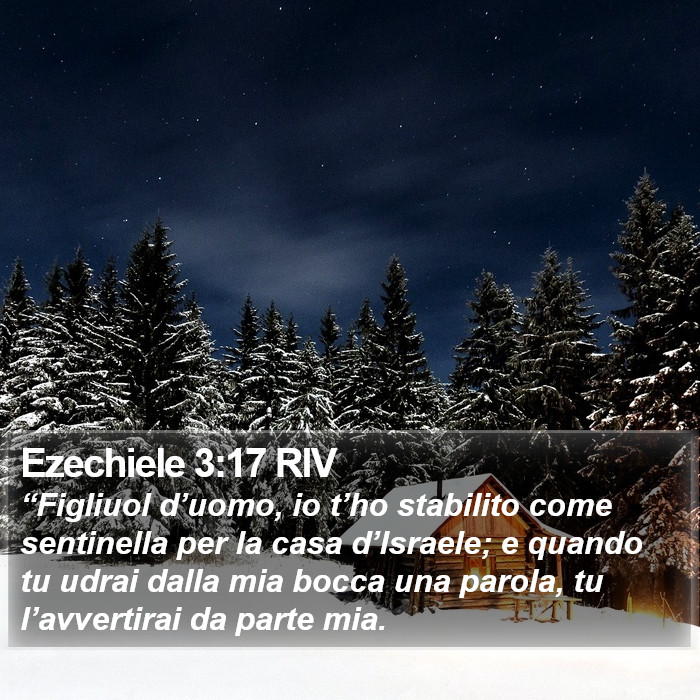 Ezechiele 3:17 RIV Bible Study