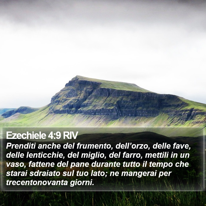 Ezechiele 4:9 RIV Bible Study