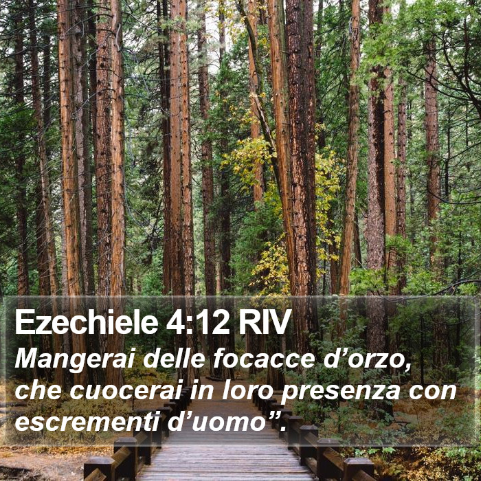 Ezechiele 4:12 RIV Bible Study