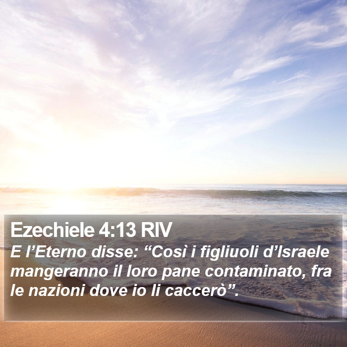 Ezechiele 4:13 RIV Bible Study