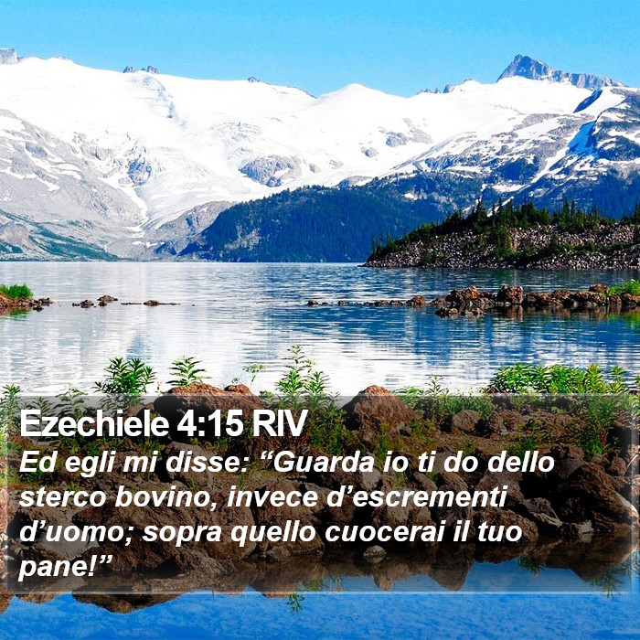 Ezechiele 4:15 RIV Bible Study