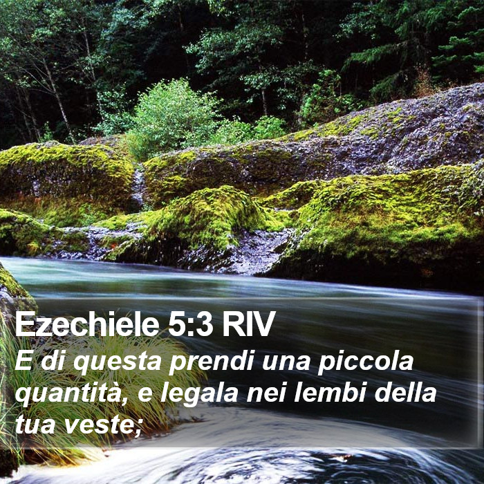 Ezechiele 5:3 RIV Bible Study