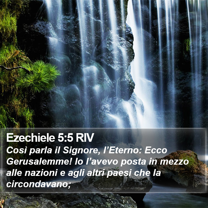 Ezechiele 5:5 RIV Bible Study